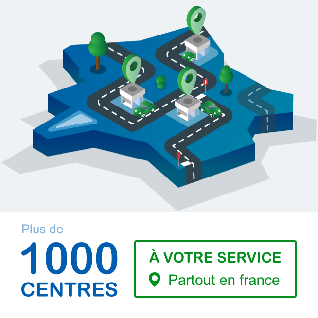 plus de 1000 centres